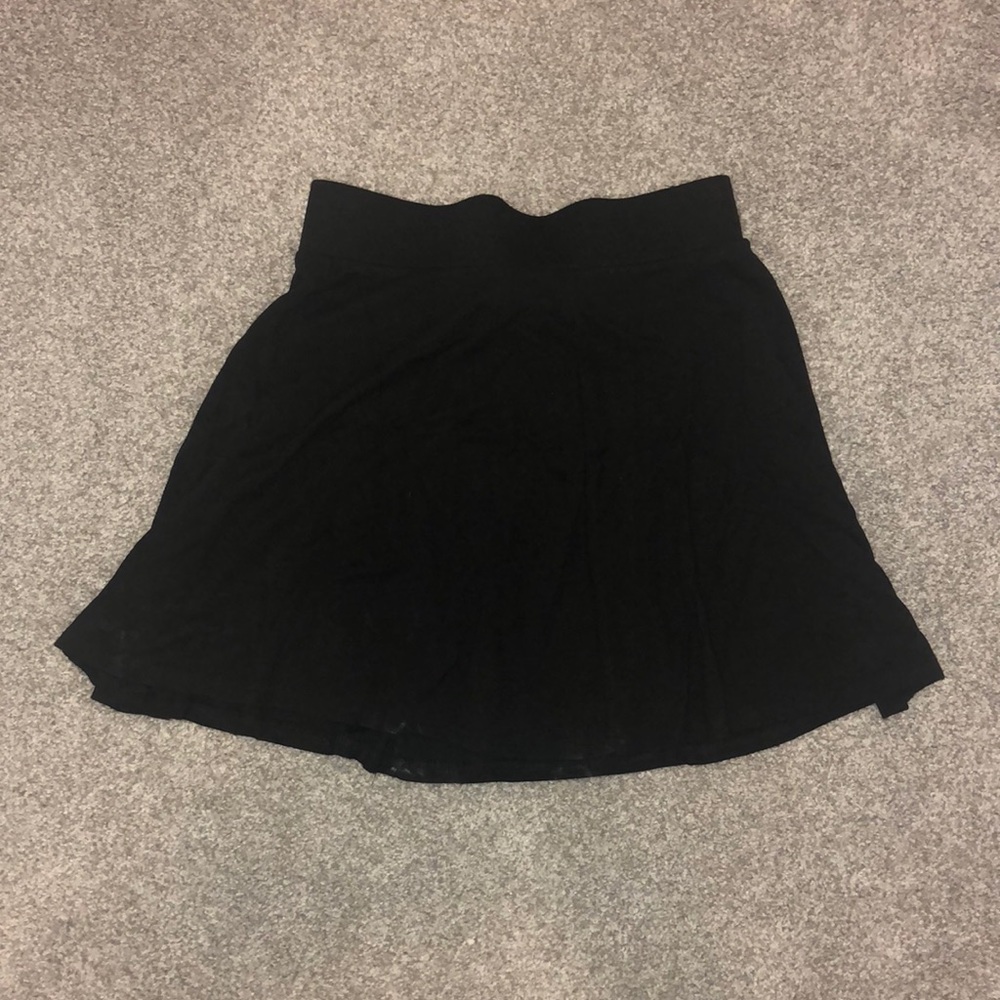 H&M black skater skirt